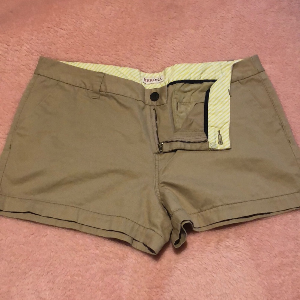 Merona khaki shorts Sz 12